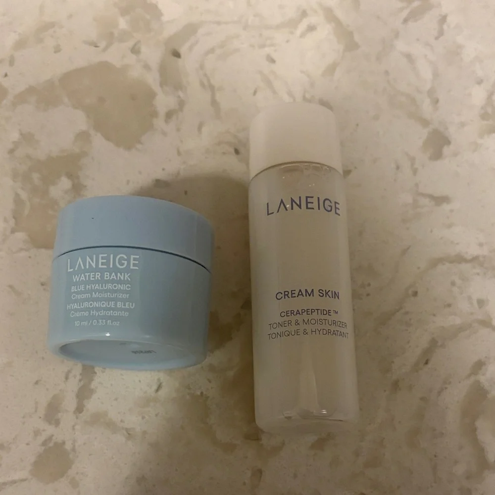 LANEIGE Blue Water Bank and Cream Skin Duo